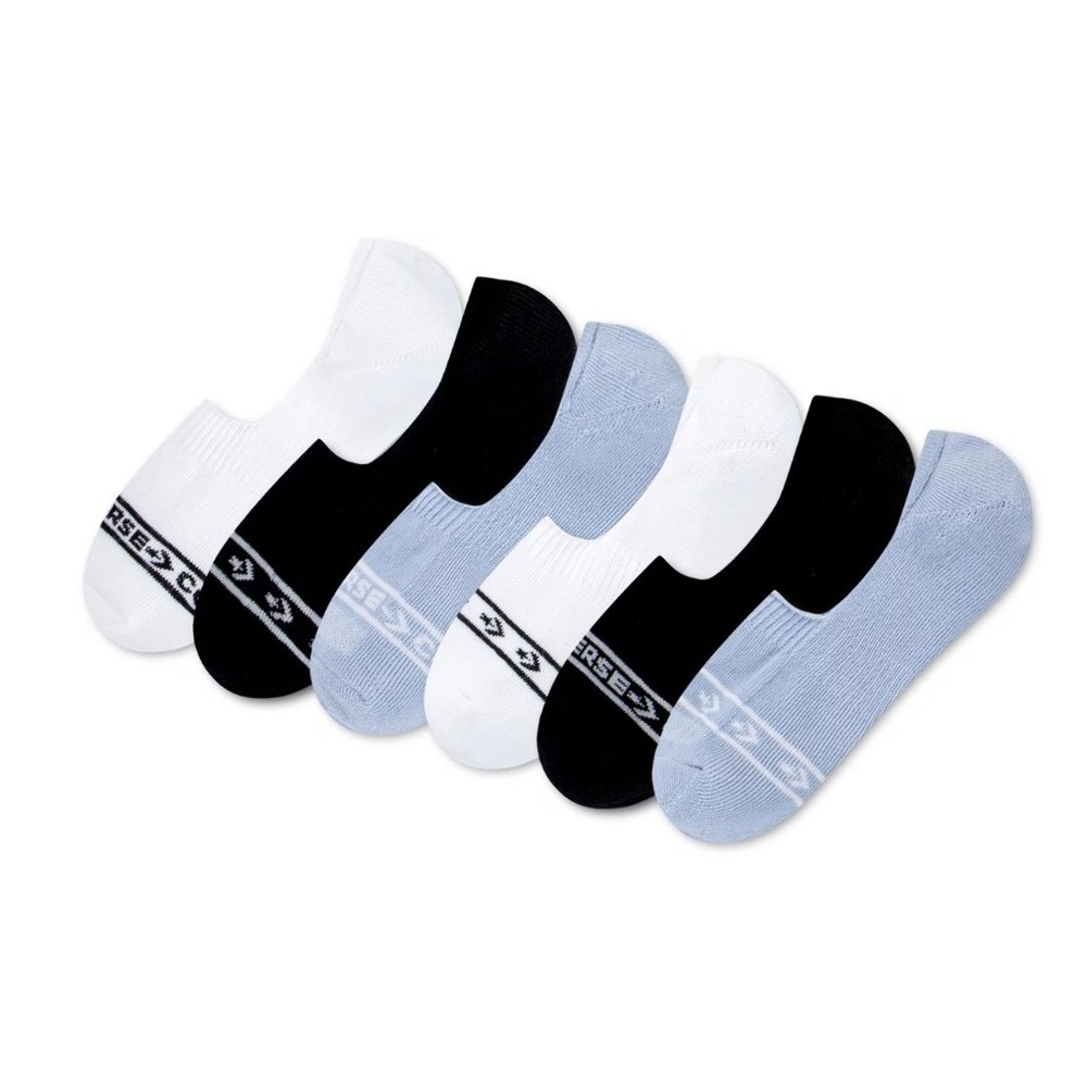 Converse Logo Chevron Star Flat Knit Microfiber Ultra Low Socks